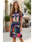 Kleid KIXMI SHANON DUNKELBLAU