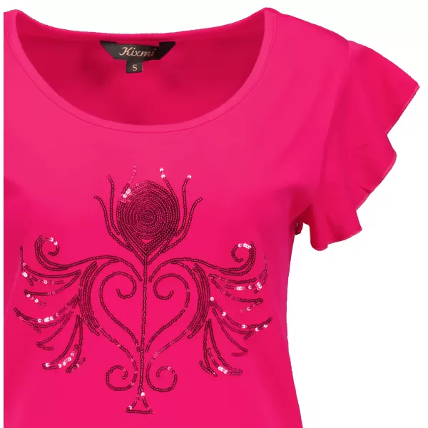  Damen-T-Shirt KIXMI SAMMI ROSA 