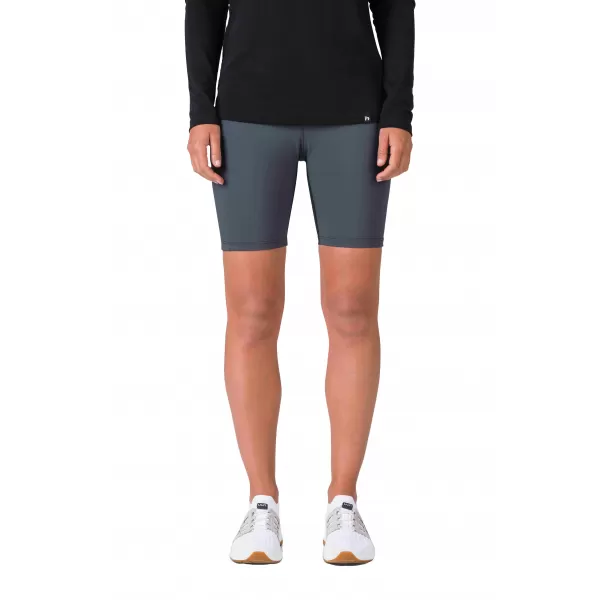  Kurze Leggings für Damen HANNAH LIS PRO ANTHRAZIT/TUSCHE 