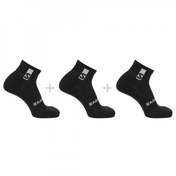  Socken SALOMON EVERYDAY ANKLE 3-PACK LC2086600 SCHWARZ/SCHWARZ/SCHWARZ 