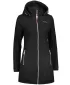 Softshell-Mantel für Damen ALTISPORT CIARA SCHWARZ/ROSA