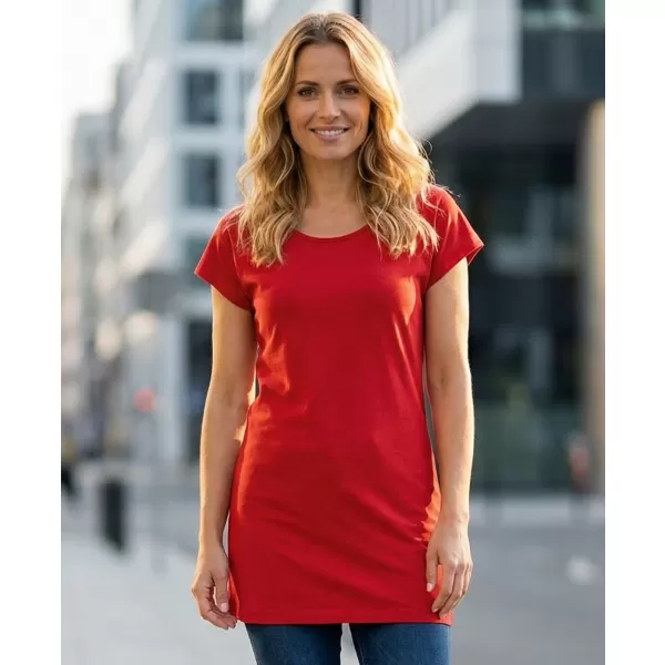  Langes T-Shirt für Damen ALTISPORT NoPrint NP/ALW321 ROT 