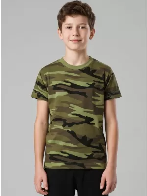 Kinder-T-Shirt ALTISPORT NoPrint NP/ALK941 TARNGRÜN