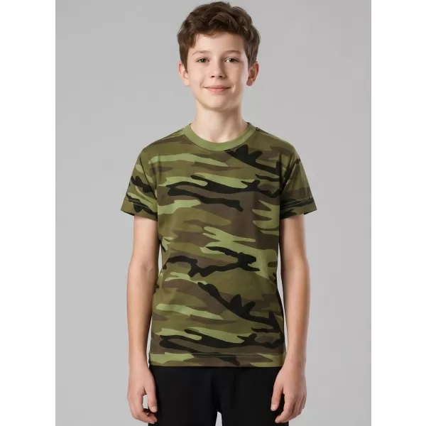  Kinder-T-Shirt ALTISPORT NoPrint NP/ALK941 TARNGRÜN 