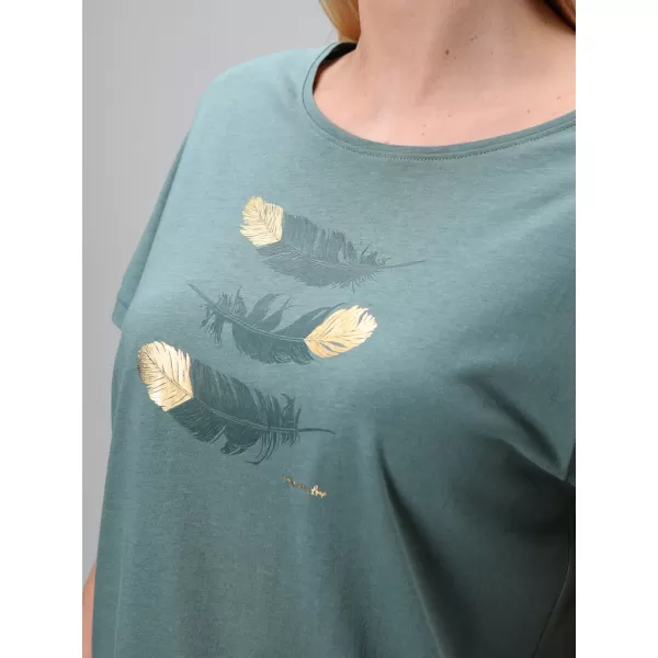  Damen-T-Shirt LOAP ASIKA CLW2459 GRÜN 