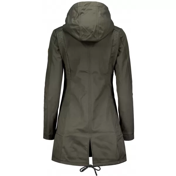  Softshell-Mantel für Damen ALTISPORT CIARA KHAKI 