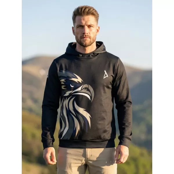  Hochwertiges Funktions-Sweatshirt für Herren ALTISPORT VOJ/ALM029MI01 SCHWARZ BRAUN 