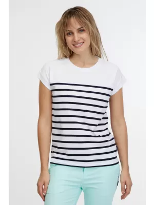 Damen-T-Shirt SAM 73 MERCEDES WT 909 WEIß