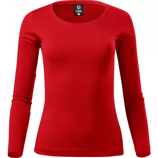  Damen-T-Shirt mit langen Ärmeln ALTISPORT NoPrint NP/ALW961 ROT 