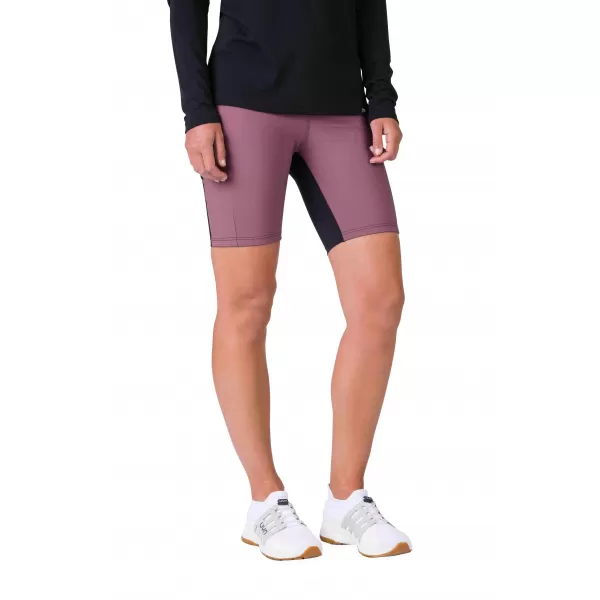  Kurze Leggings für Damen HANNAH LIS PRO ANTHRAZIT/ROAN ROUGE 