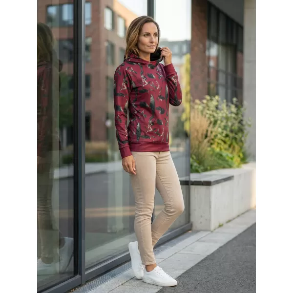  Hochwertiges Funktions-Sweatshirt für Damen ALTISPORT VOJ/ALW026MI01 BURGUND 