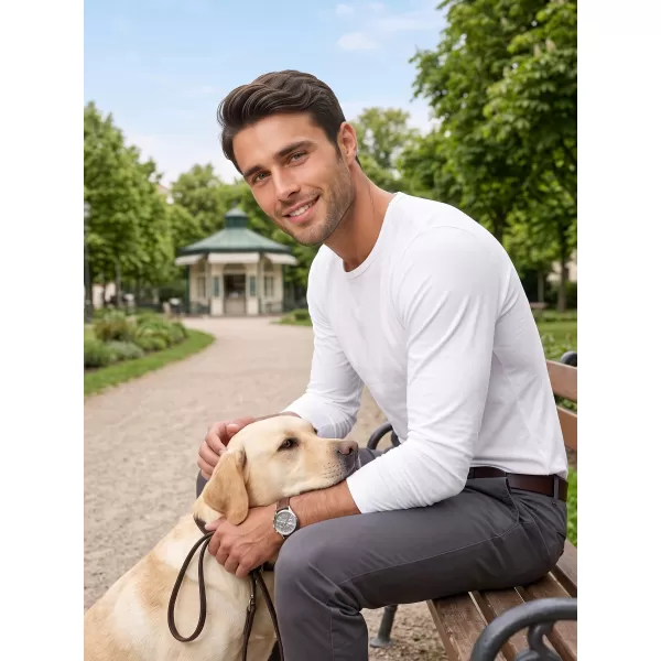  Herren-T-Shirt mit langen Ärmeln ALTISPORT NoPrint NP/ALM911 WEIß 