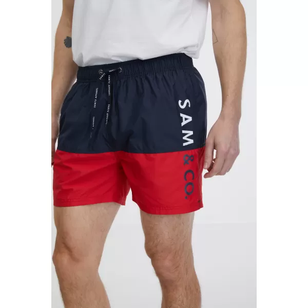  Badeshorts für Herren SAM 73 EDUARDO MS 818 ROT 
