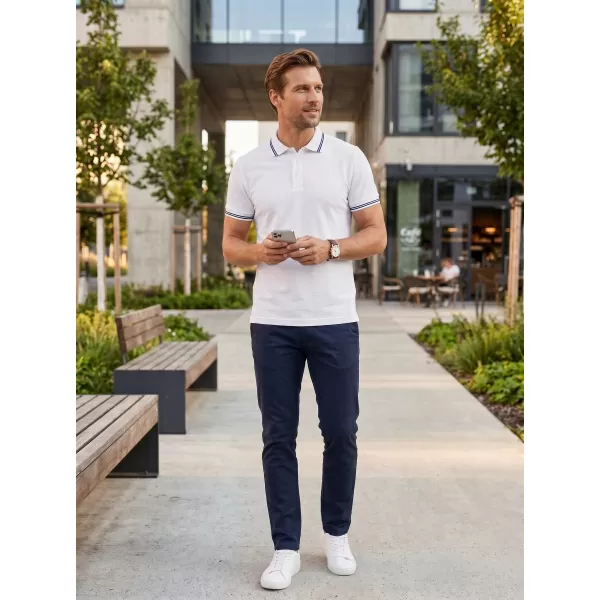  Herren-T-Shirt mit Kragen ALTISPORT NoPrint NP/ALM912 WEIß 