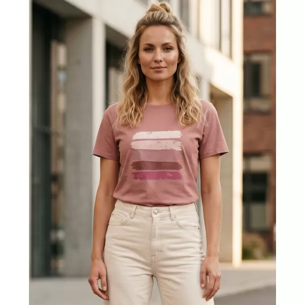  Damen-T-Shirt LOAP ABNELIS CLW2416 LILA 