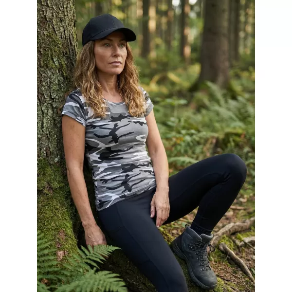  Damen-T-Shirt ALTISPORT NoPrint NP/ALW22C TARNGRAU 