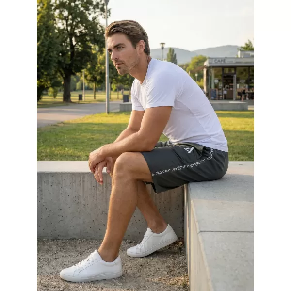  Hochwertige Funktionsshorts für Herren ALTISPORT VOJ/ALM021KRA01 GRAU 
