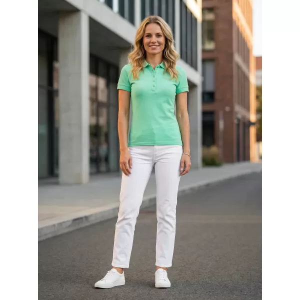  Damen-T-Shirt mit Kragen ALTISPORT NoPrint NP/ALW012 MINZE 