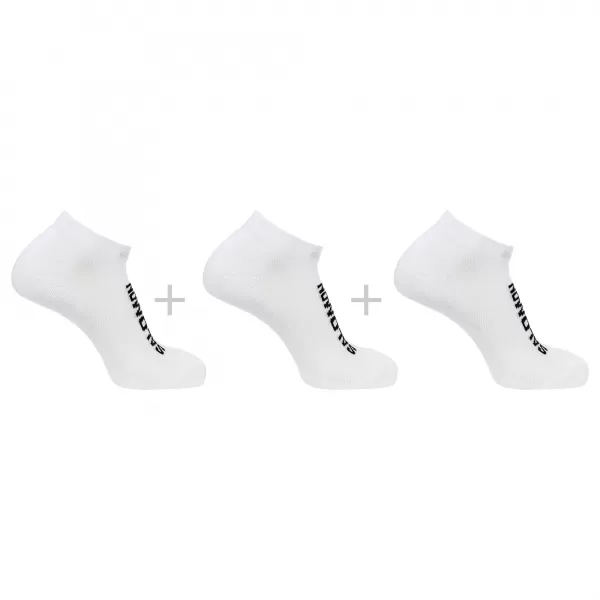  Socken SALOMON EVERYDAY LOW 3-PACK LC2086900 WEIß/WEIß/WEIß 