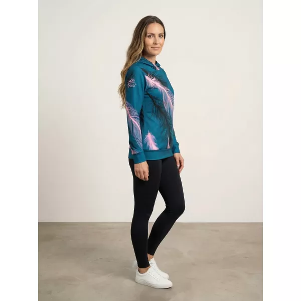  Hochwertiges Funktions-Sweatshirt für Damen ALTISPORT VOJ/ALW001MI01 PETROL/HELLROSA 