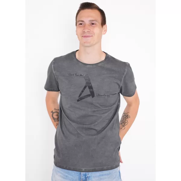  Herren-T-Shirt ALTISPORT CADMAN DUNKELGRAU 