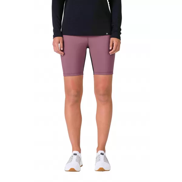  Kurze Leggings für Damen HANNAH LIS PRO ANTHRAZIT/ROAN ROUGE 