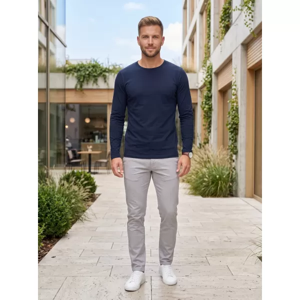  Herren-T-Shirt mit langen Ärmeln ALTISPORT NoPrint NP/ALM911 NAVY BLAU 