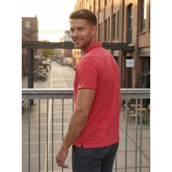  Herren-T-Shirt KIXMI SPENCER ROT 