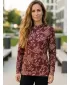 Hochwertiges Funktions-Sweatshirt für Damen ALTISPORT VOJ/ALW025MI01 BURGUND
