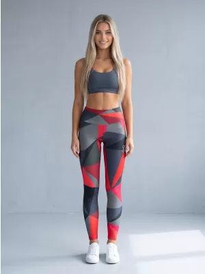 Lange Premium-Leggings für Damen ALTISPORT VOJ/ALW007LEG01 ROT
