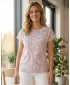 Damen-T-Shirt SAM 73 MARGARITA WT 903 ALTE ROSE