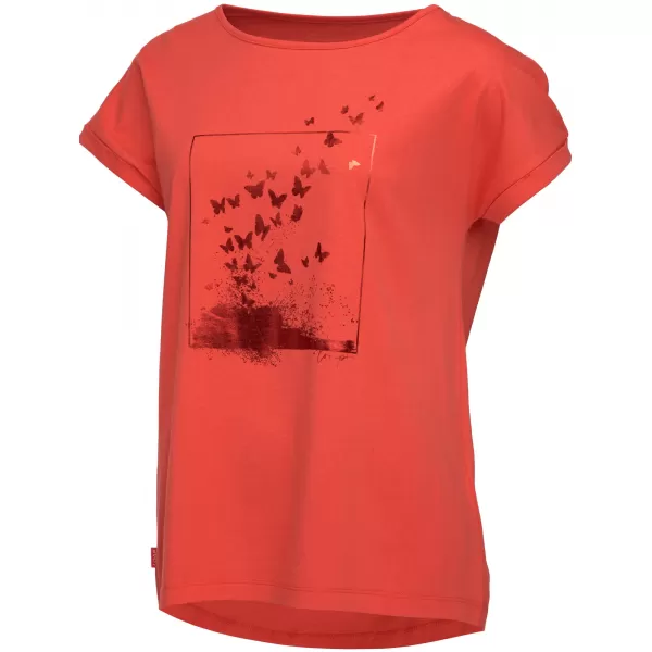  Damen-T-Shirt LOAP BAZALA CLW2440 ROT 