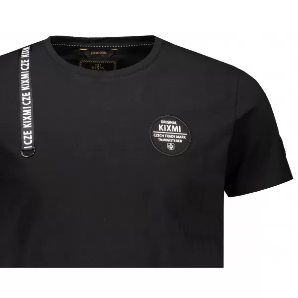  Herren-T-Shirt KIXMI SIMEON SCHWARZ 