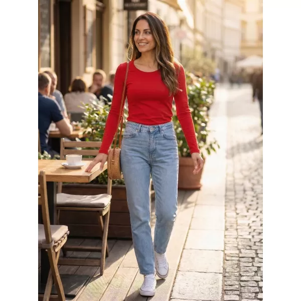  Damen-T-Shirt mit langen Ärmeln ALTISPORT NoPrint NP/ALW961 ROT 