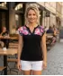 Damen-T-Shirt ALTISPORT CLARA SCHWARZ