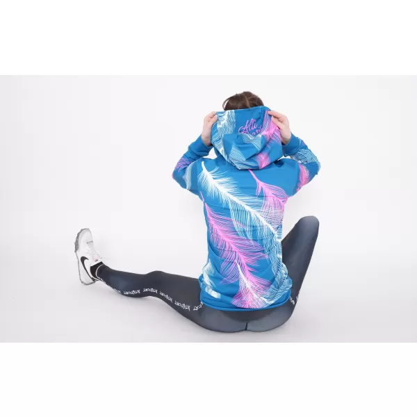  Hochwertiges Funktions-Sweatshirt für Damen ALTISPORT VOJ/ALW001MI01 PETROL/ROSA 