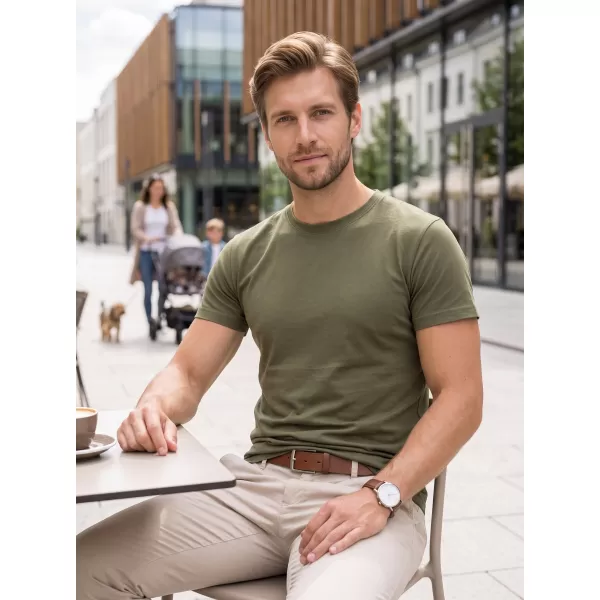  Herren-T-Shirt ALTISPORT NoPrint NP/ALM921 MILITÄR 