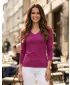 Damen-T-Shirt mit langen Ärmeln ALTISPORT NoPrint NP/ALW721 FUCHSIE