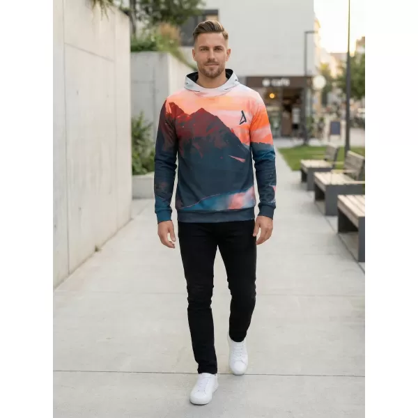  Hochwertiges Funktions-Sweatshirt für Herren ALTISPORT VOJ/ALM030MI01 ORANGE 