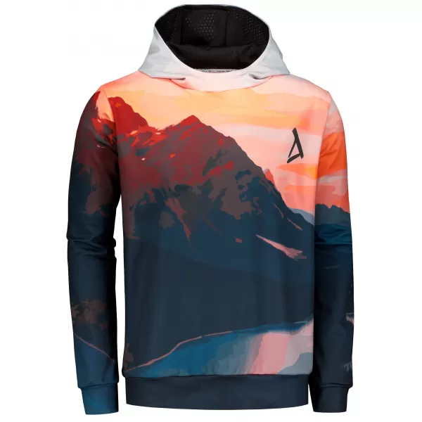  Hochwertiges Funktions-Sweatshirt für Herren ALTISPORT VOJ/ALM030MI01 ORANGE 