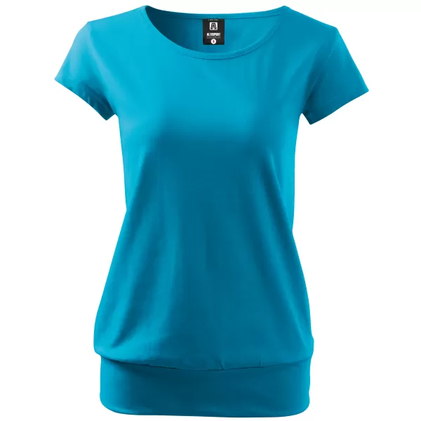  Damen-T-Shirt ALTISPORT NoPrint NP/ALW021 TÜRKIS 