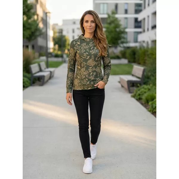  Hochwertiges Funktions-Sweatshirt für Damen ALTISPORT VOJ/ALW025MI01 MILITÄR 