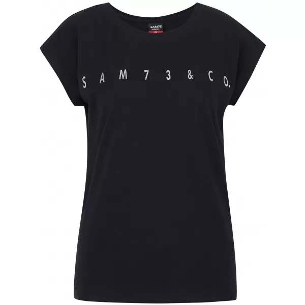  Damen-T-Shirt SAM 73 OCTAVIA WT 921 SCHWARZ 