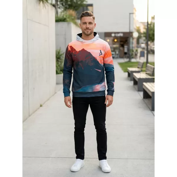  Hochwertiges Funktions-Sweatshirt für Herren ALTISPORT VOJ/ALM030MI01 ORANGE 