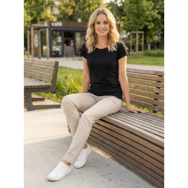  Damen-T-Shirt ALTISPORT NoPrint NP/ALW021 SCHWARZ 