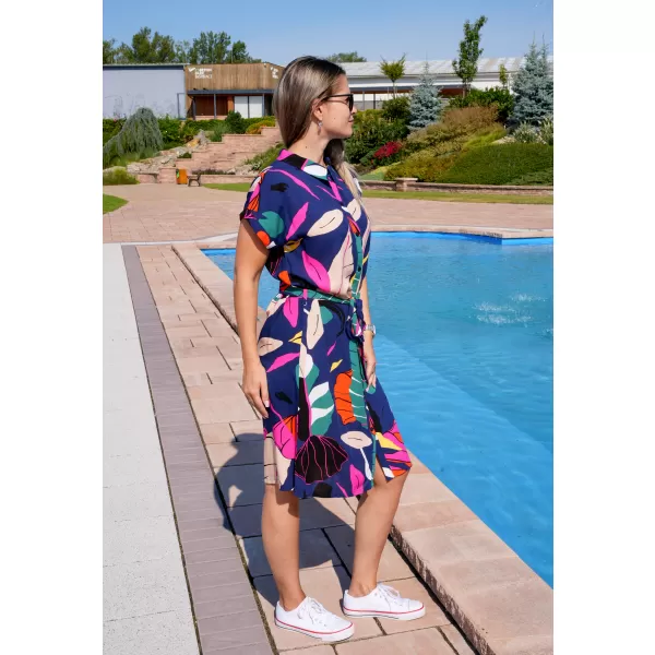  Kleid KIXMI SHANON DUNKELBLAU 