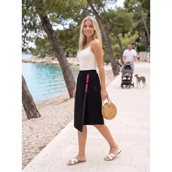  Damenrock KIXMI SIBILA SCHWARZ/ROSA 