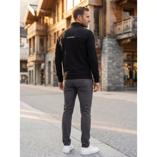  Herren-Sweatshirt ALTISPORT CORDEL SCHWARZ 