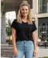 Damen-T-Shirt SAM 73 CAROLINA WT 908 SCHWARZ