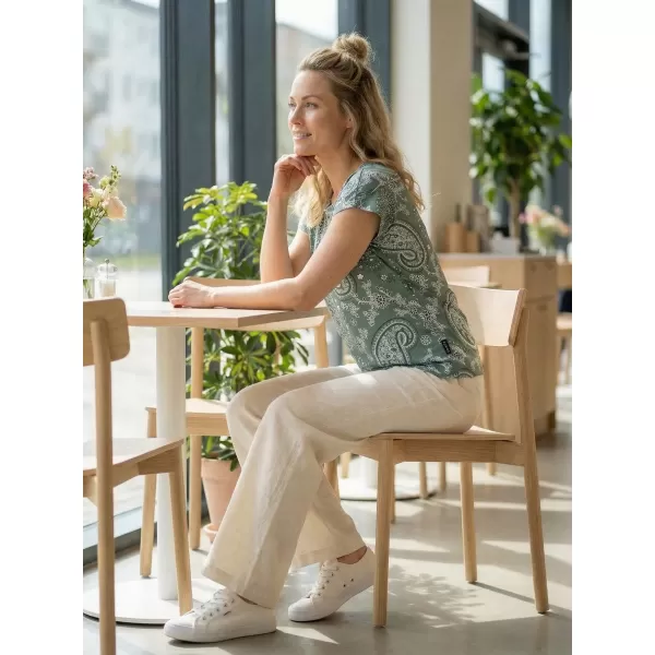  Damen-T-Shirt SAM 73 MARGARITA WT 903 GRÜNLICHES GRAU 